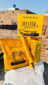 External wall waterproofing solution Master Seal kit.